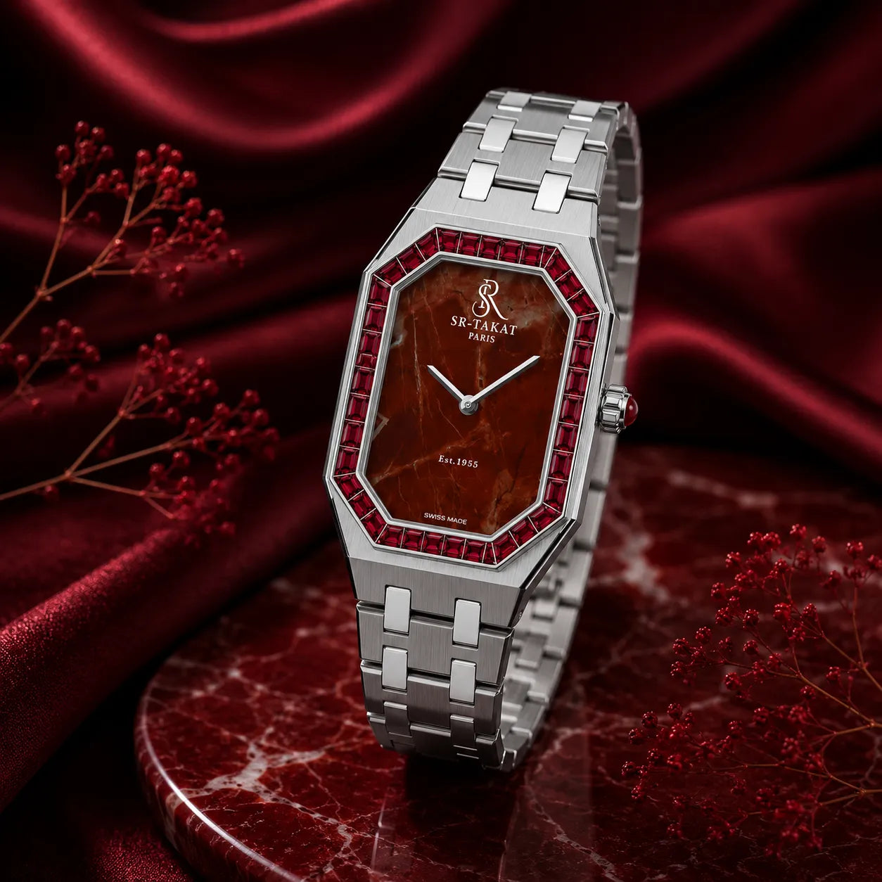 SR-Takat Natural Ruby Watch Legacy Edition - Women
