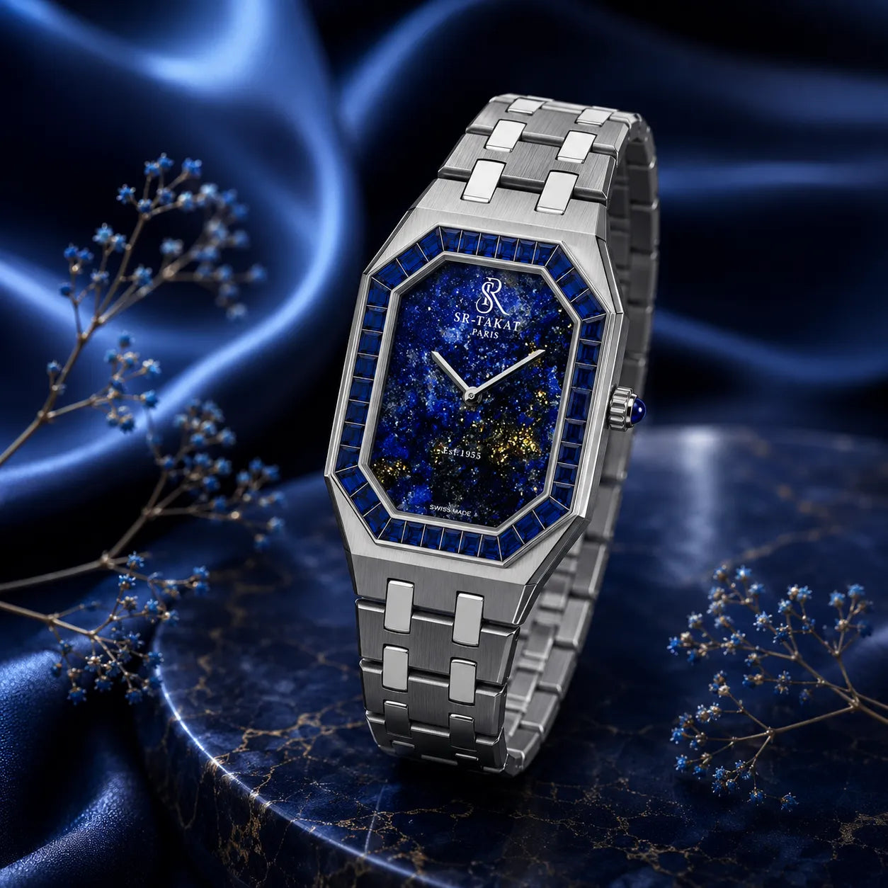 SR-Takat Natural Sapphire Watch Legacy Edition - Women