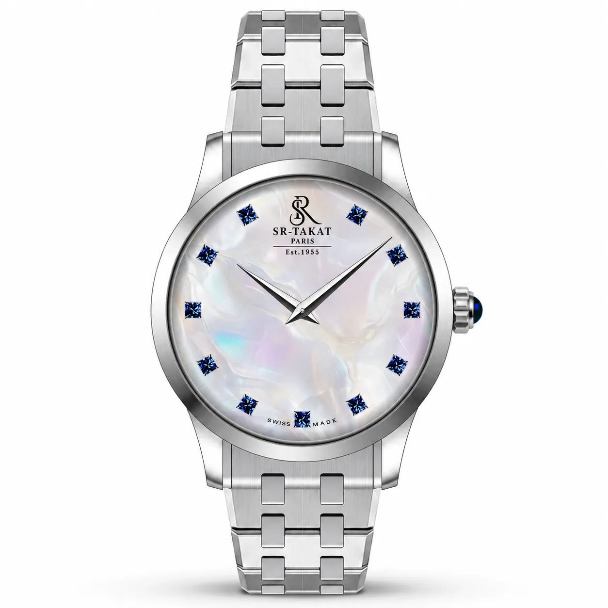 SR-Takat Natural Sapphire Gents Watch