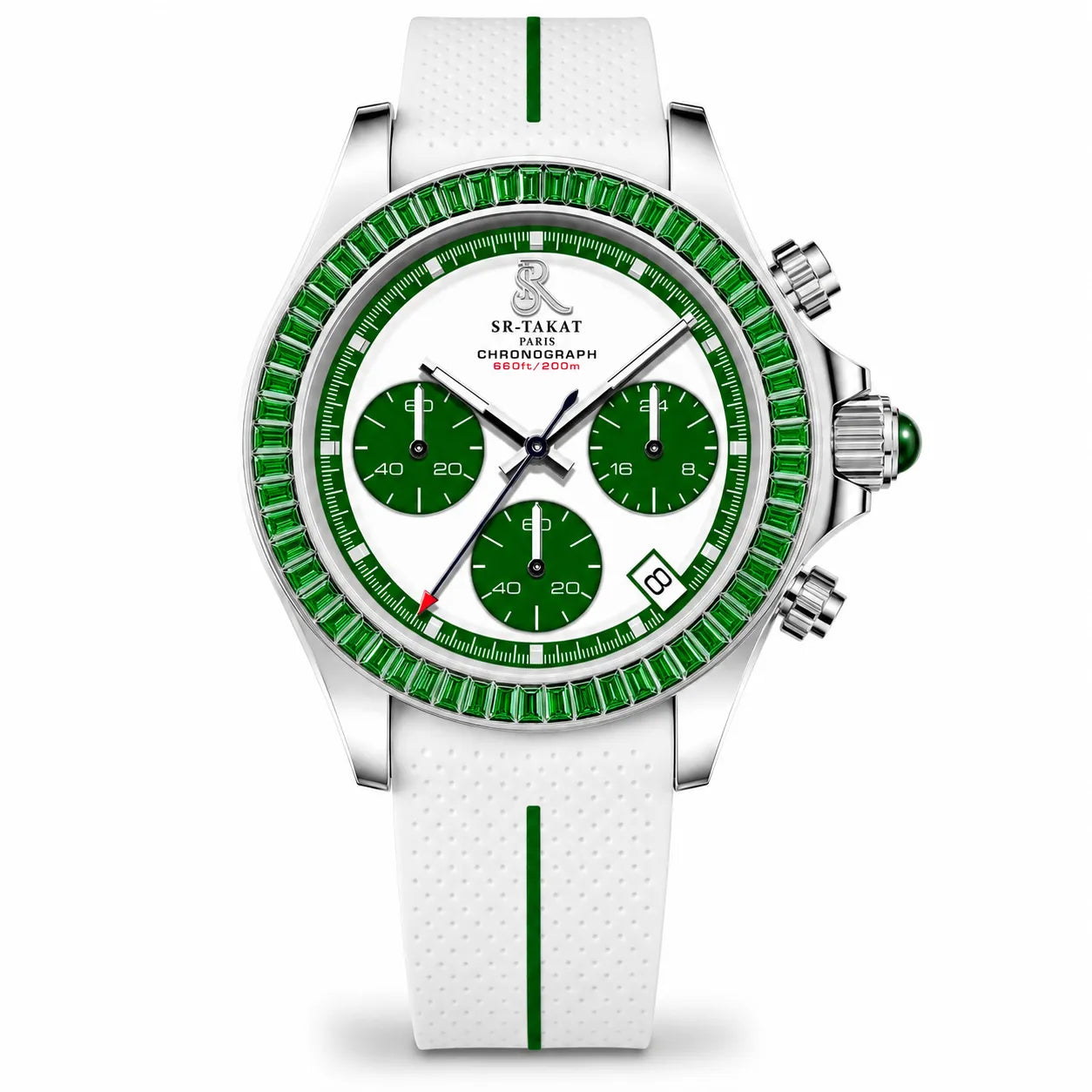 SR-Takat Natural Emerald Watch - Series 3