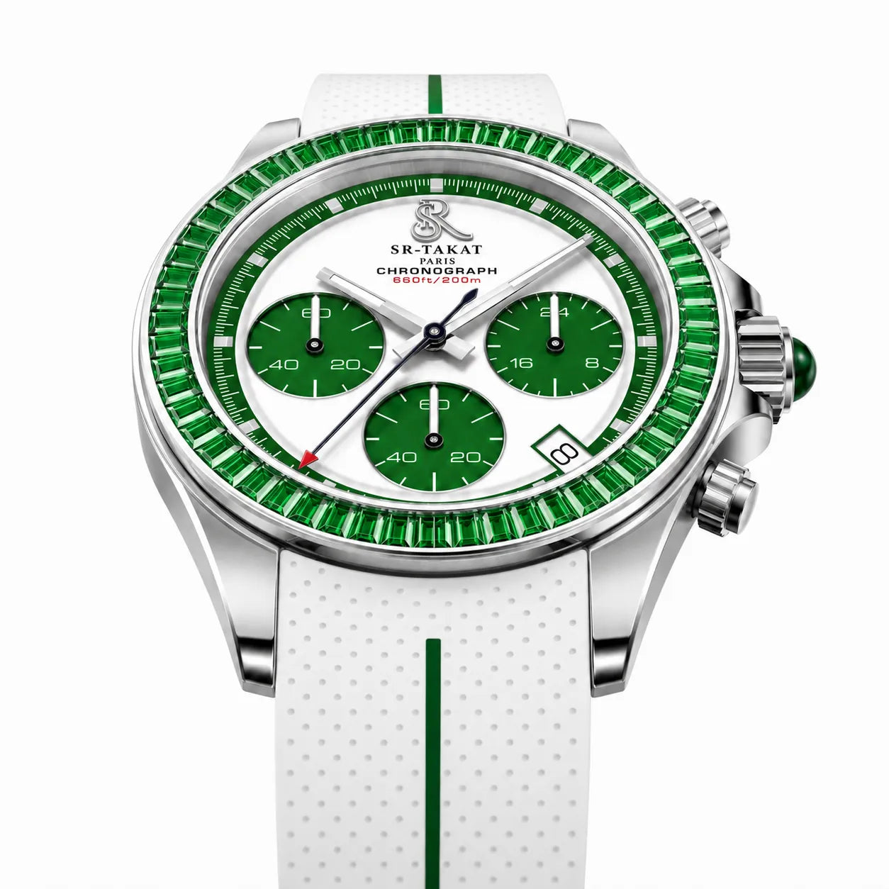 SR-Takat Natural Emerald Watch - Series 3