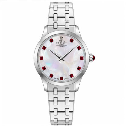 SR-Takat Natural Ruby Ladies Watch