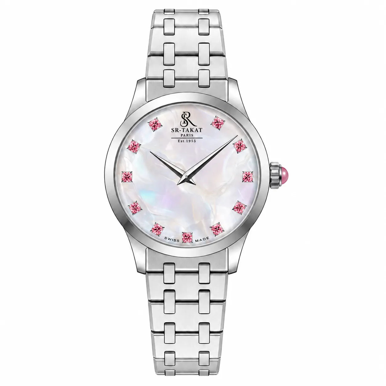 SR-Takat Natural Pink Spinel Ladies Watch