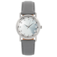 Lucidity Ladies WA-055 Steel Greyish Blue Sunray Dial Diamond Luxury Watch
