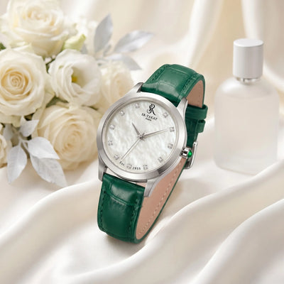 Women’s DIF Diamond & Emerald Luxury Watch | SR TAKAT