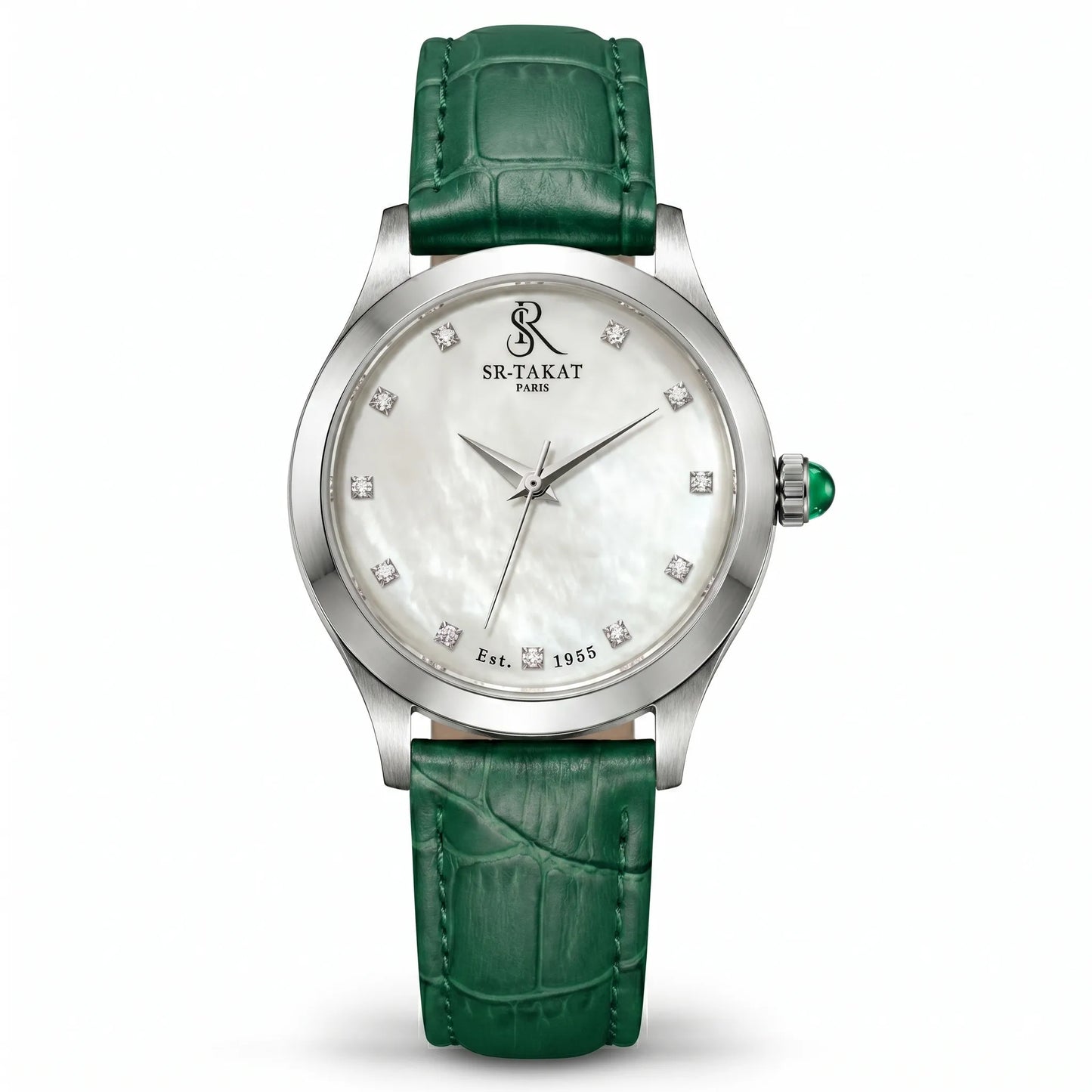 Women’s DIF Diamond & Emerald Luxury Watch | SR TAKAT