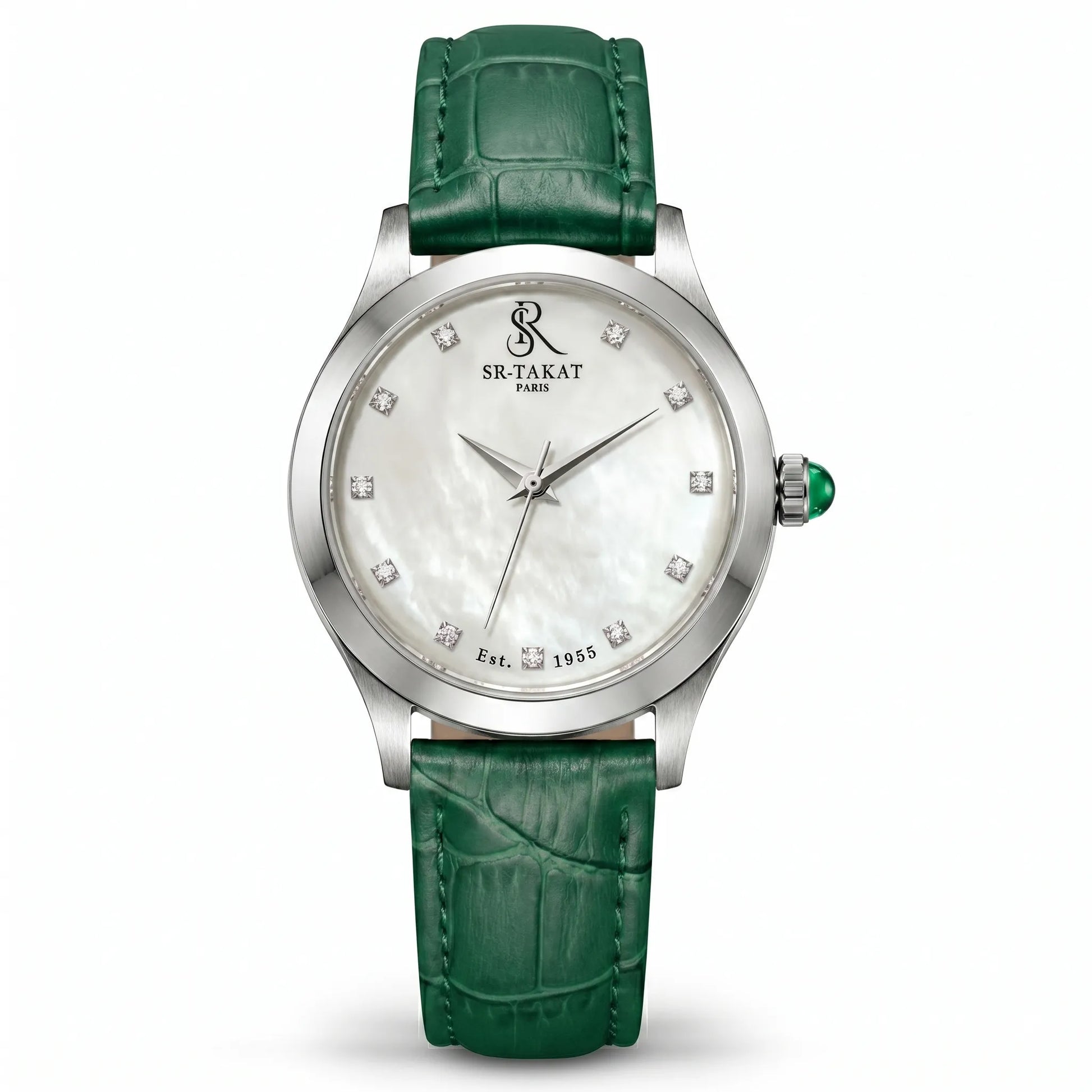 Women’s DIF Diamond & Emerald Luxury Watch | SR TAKAT