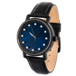 Lucidity Gents Automatic Watch – Blackened Steel with Blue Sunray Dial