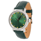 Lucidity Gents WA-044 Blackened Steel Diamond Dial Luxury Watch