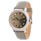 Lucidity Gents WA-045 Matte Steel Diamond Dial Luxury Watch with Steel Bracelet