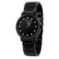 Lucidity Gents WA-047 Blue Sapphire Dial Diamond Luxury Watch – Stainless Steel Leather Strap