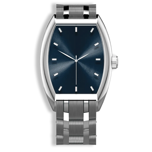 Realization Gents Automatic Watch – Steel Case with Dark Blue Sunray Dial & Steel Bracelet
