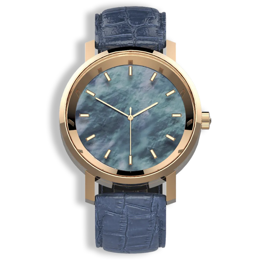 Niveau Élevé Lucidity Gents W-013 | Blackened Steel Diamond Dial Luxury Watch