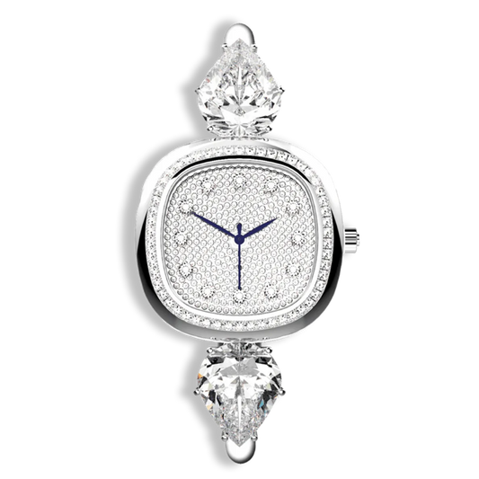 Ladies Diamond Luxury Watch in 18K White Gold | Quartz Movement
