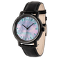 Niveau GENTS Automatic Blackened Steel Watch with Mother of Pearl Dial