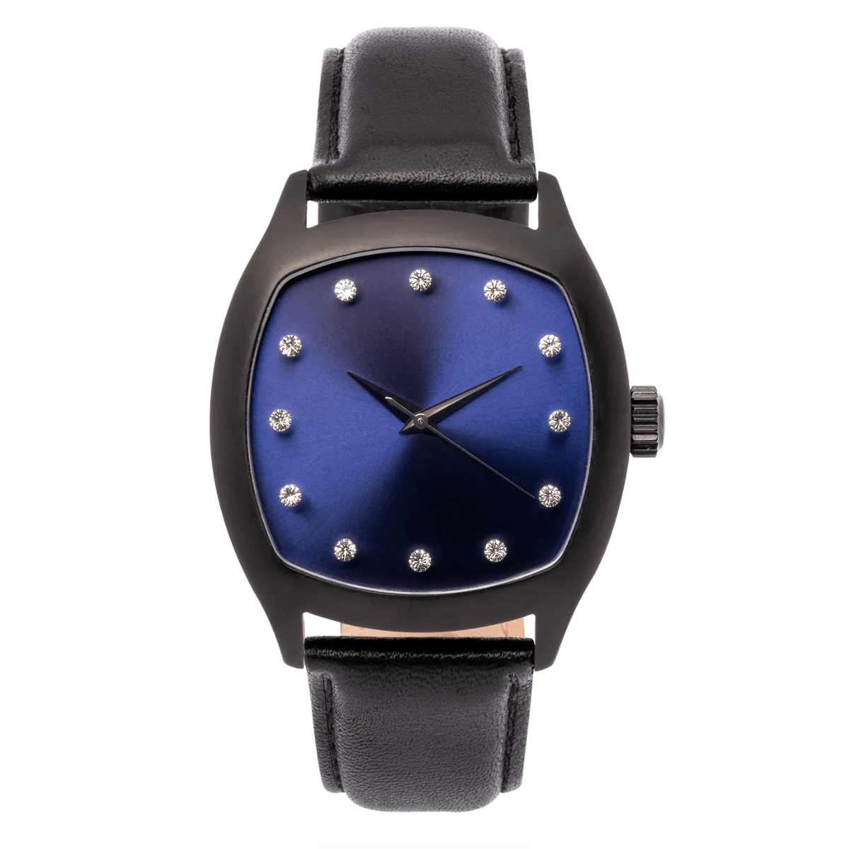 Determination Gents Automatic Luxury Watch | Blackened Steel, Mother of Pearl Dial & Black Steel Bracelet