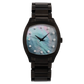 Niveau Élevé Determination WA-019 Automatic Black Steel Watch with Mother of Pearl Dial & Diamond Markers