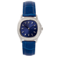 Niveau Élevé Determination WA-025 Stainless Steel Quartz Ladies Watch with Diamond Bezel & Blue Sunray Dial