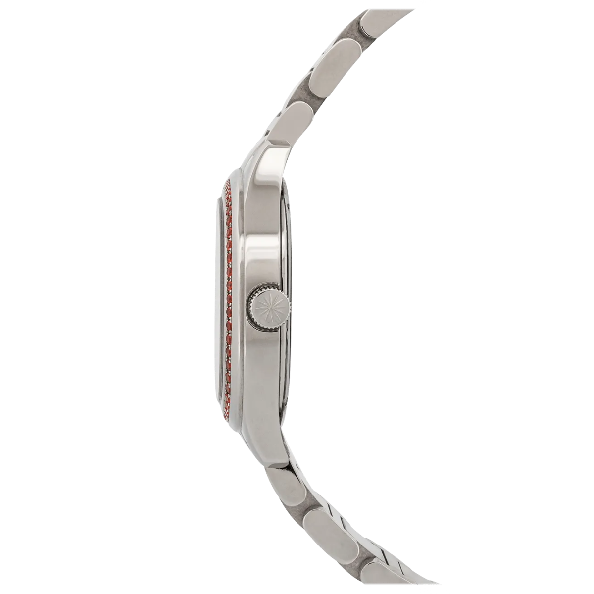 Niveau Élevé Determination Medium WA-030 Luxury Steel Watch with Sapphire Red Dial