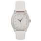 Niveau Élevé Determination Medium WA-036 Diamond White Leather Watch