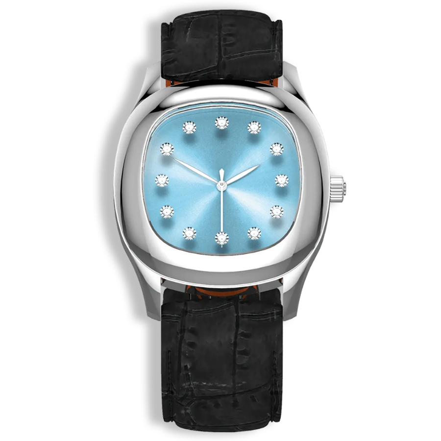 Niveau Élevé Determination Ladies W-071 Swiss Luxury Watch – Mother of Pearl Dial & Diamond Markers