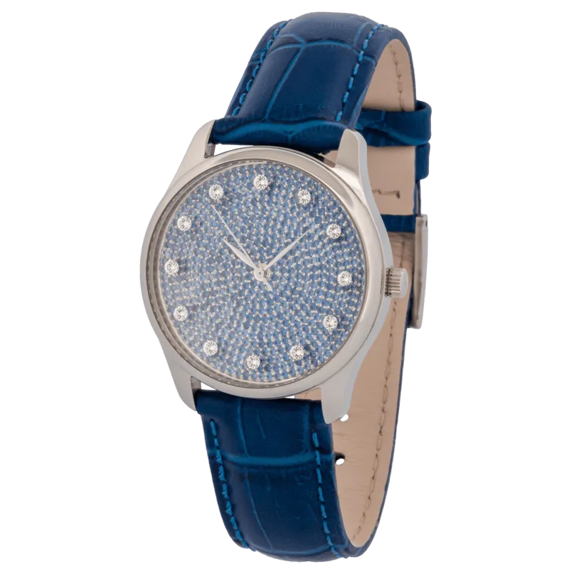 Niveau Élevé Introsistence WA-007 Swiss Luxury Watch – Diamond Dial & White Leather Strap