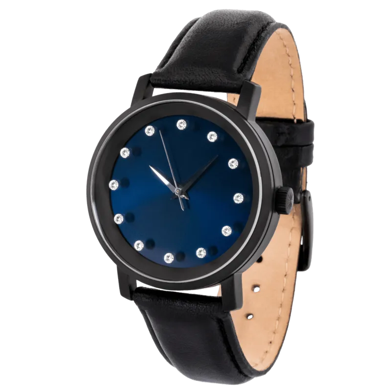 Niveau Élevé Introsistence WA-009 Swiss Luxury Watch – Diamond Dial & White Leather Strap