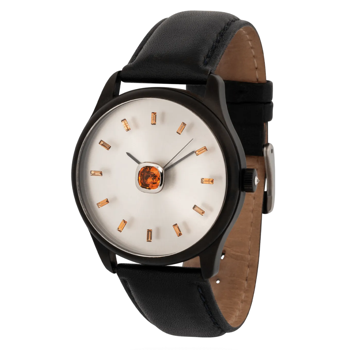 Niveau Élevé Introsistence WA-038 Swiss Luxury Women's Watch – Diamond Bezel & Elegant Leather Strap