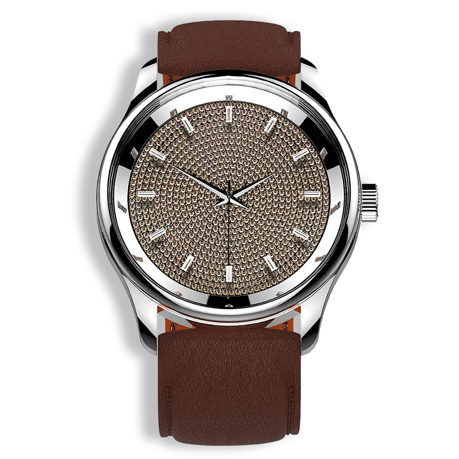 Niveau Élevé Introsistence W-037 18K White Gold Automatic Watch with Diamond Dial & Diamond Bezel