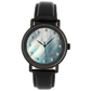 Lucidity Gents WA-012 Blackened Steel Mother of Pearl Diamond Luxury Watch