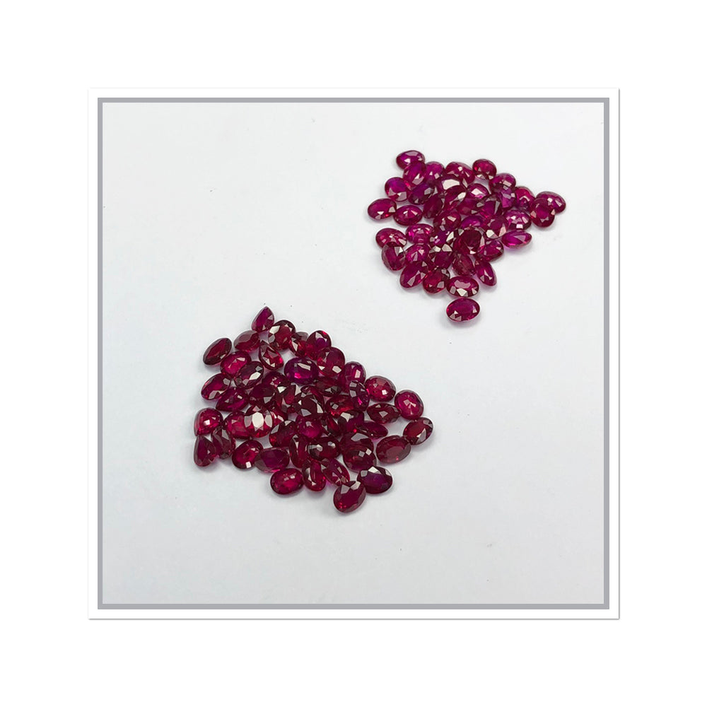 Natural Ruby Ovals by SR-Takat