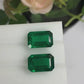 Natural Zambian Emerald Insignificant 11.94 cts Oct Pair by SR-Takat