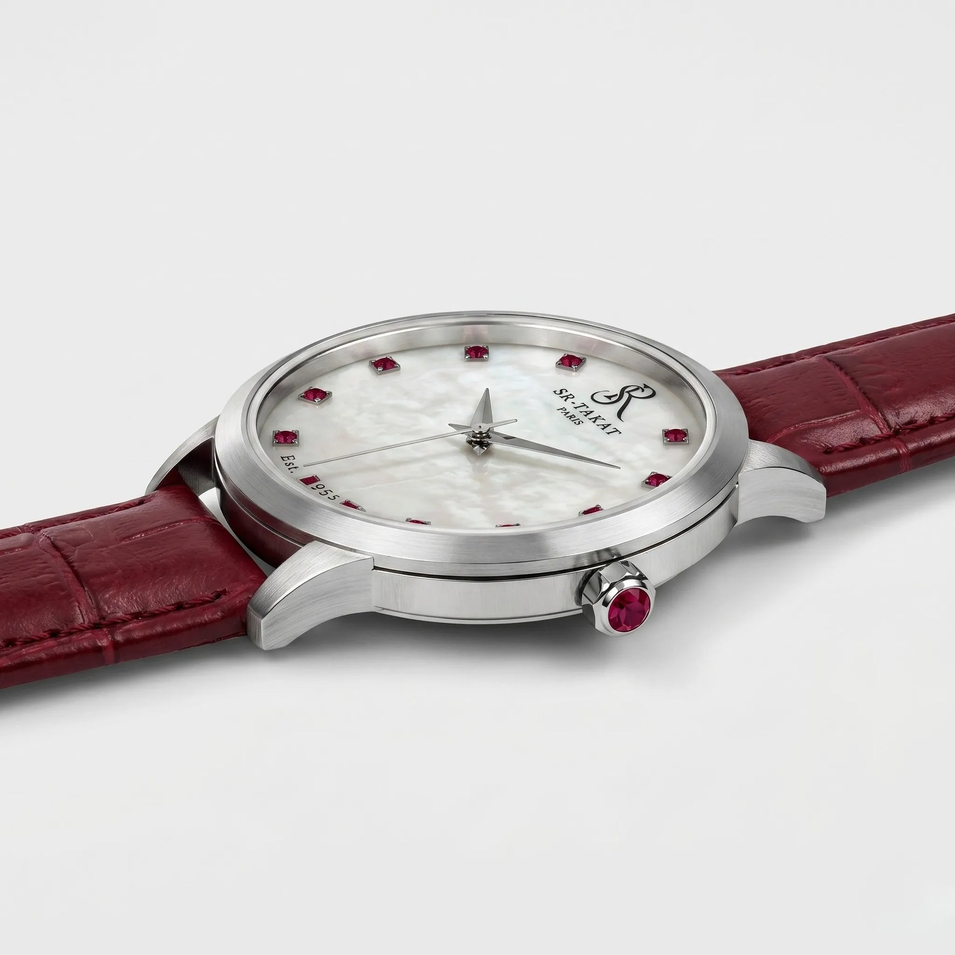 Premium Ruby Gemstone Watch for Women | SR TAKAT