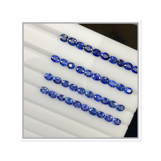 Natural Blue Sapphire Ovals by SR-Takat