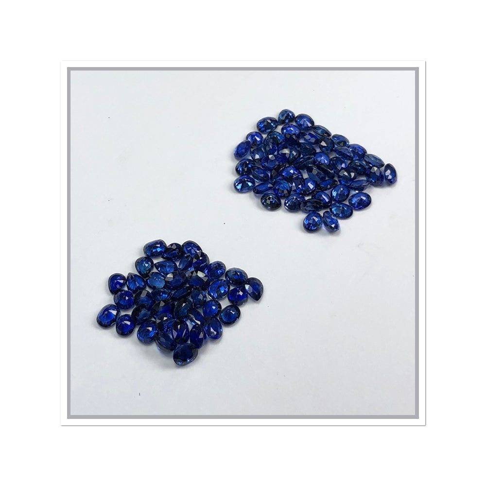 Natural Blue Sapphire Ovals by SR-Takat