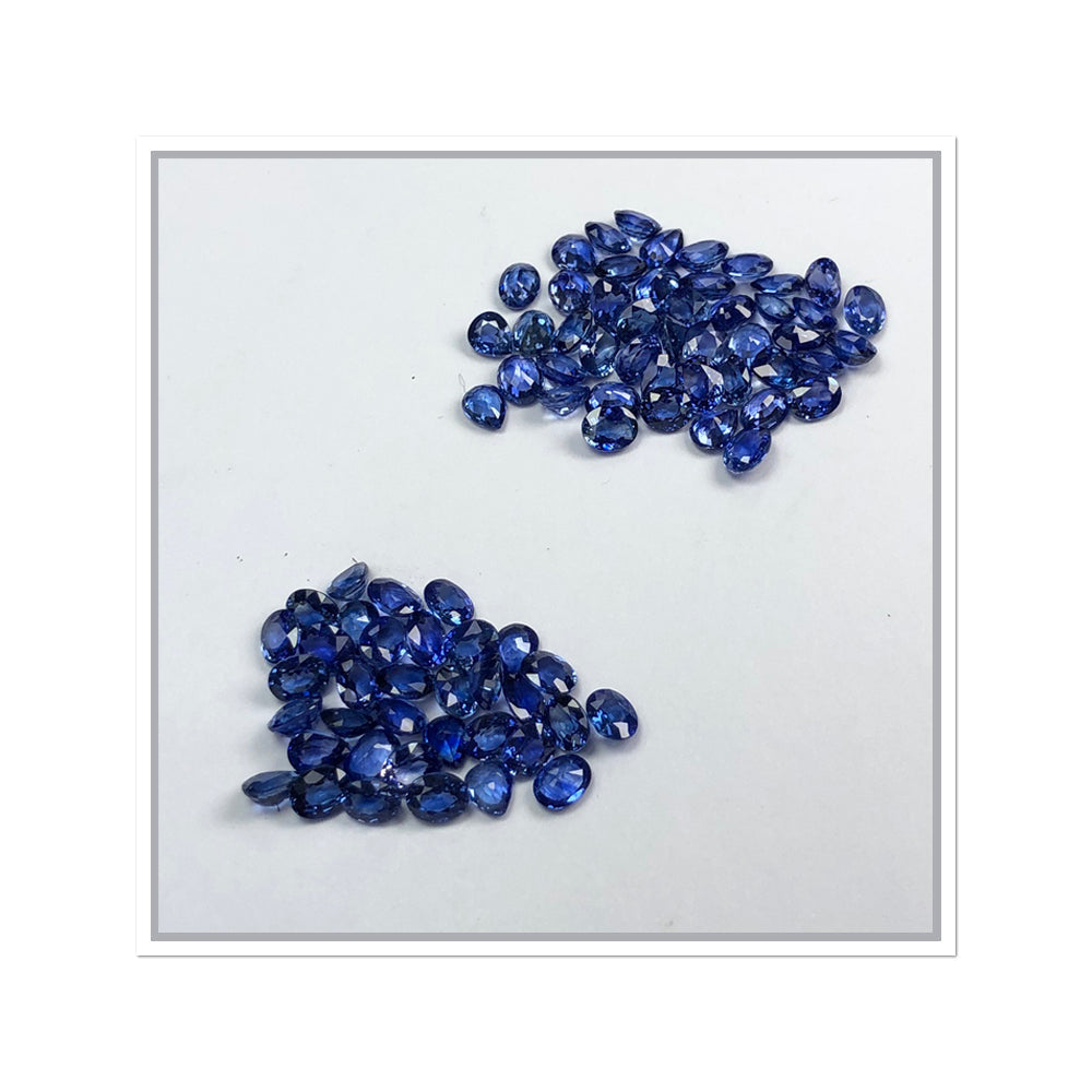 Natural Blue Sapphire Ovals by SR-Takat