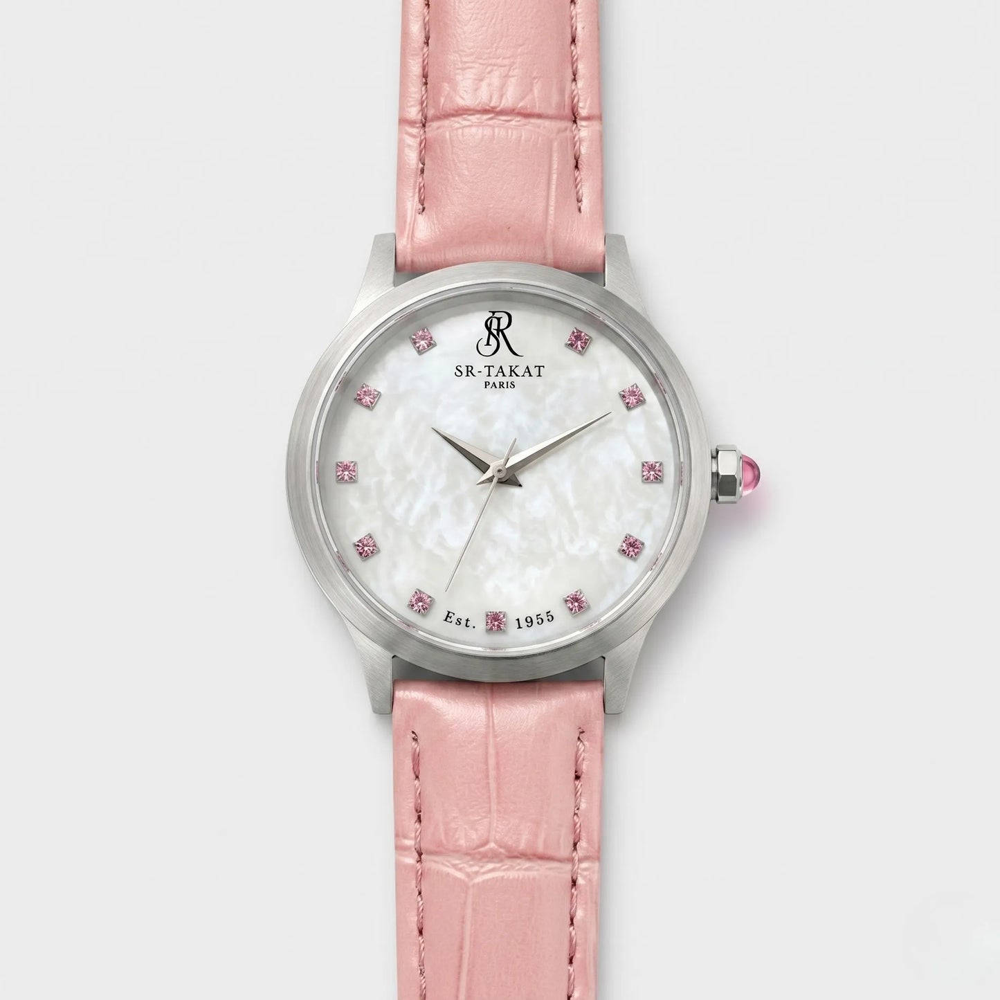 Women’s Natural Pink Spinel Luxury Watch | SR TAKAT