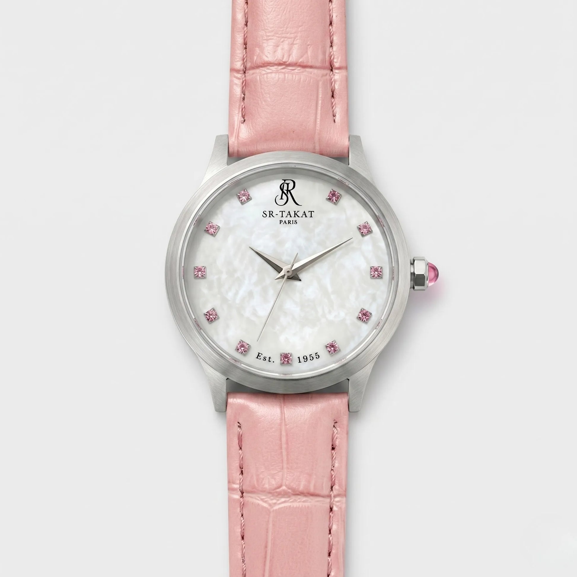 Women’s Natural Pink Spinel Luxury Watch | SR TAKAT